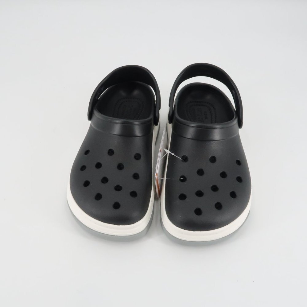Crocs Black White Crocband Full Force Clog Size Men's 6 NWT - Picture 4 of 10